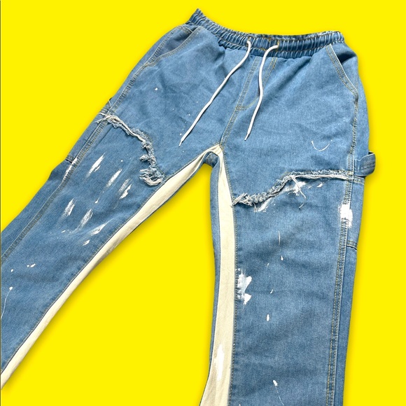 Mt. Vega Patchwork Jeans - Unisex - Picture 4 of 8